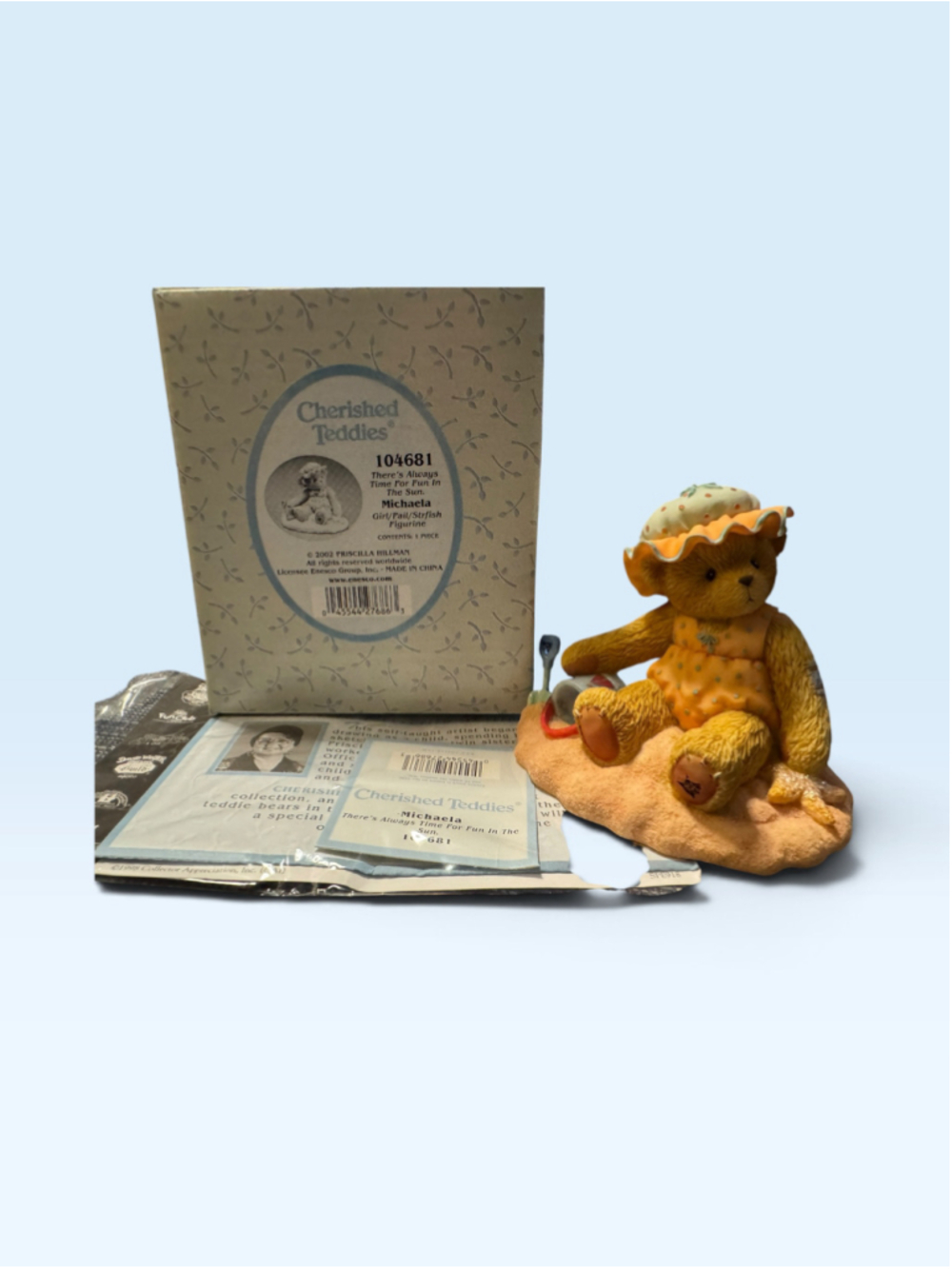Cherished Teddies Michaela 104681 Bear Figurine
